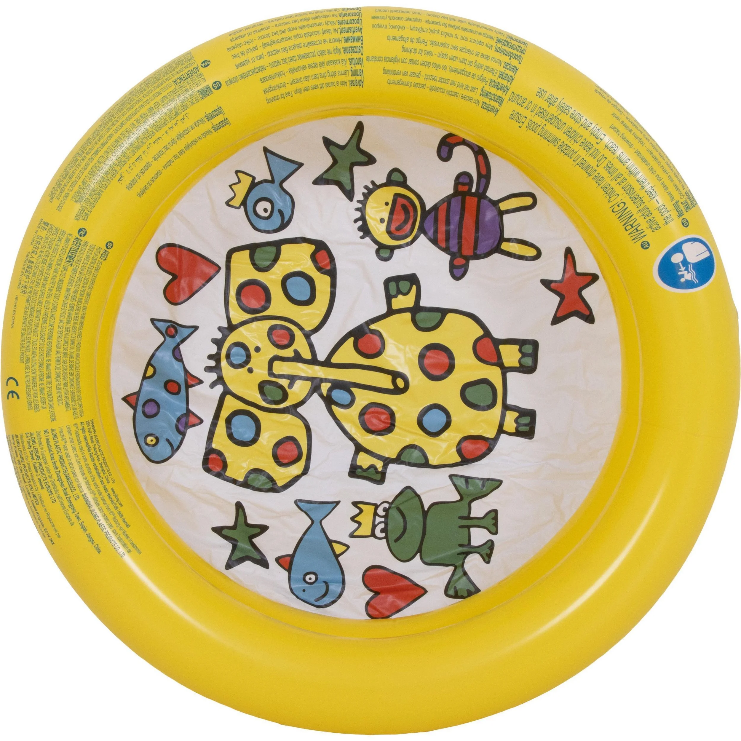 SUNCLUB Planschbecken Kinderpool Ø 61 × 12,5 cm • Baby-Pool mit Tiermotiv